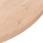 vidaXL Runde Tischplatte Ø90x2,5 cm Unbehandeltes Massivholz Eiche vidaXL Runde Tischplatte Ø90x2,5 cm Unbehandeltes Massivholz Eiche