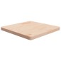 vidaXL Tischplatte Quadratisch 60x60x4 cm Eichenholz Unbehandelt vidaXL Tischplatte Quadratisch 60x60x4 cm Eichenholz Unbehandelt