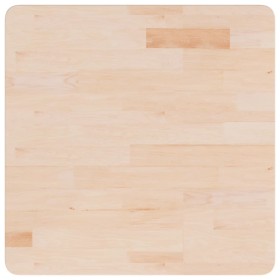 vidaXL Tischplatte Quadratisch 60x60x4 cm Eichenholz Unbehandelt