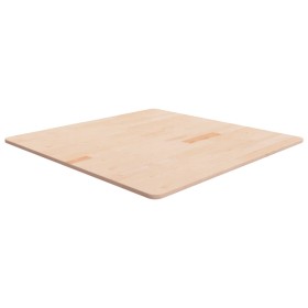 vidaXL Tischplatte Quadratisch 90x90x1,5 cm Eichenholz Unbehandelt