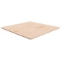 vidaXL Tischplatte Quadratisch 90x90x1,5 cm Eichenholz Unbehandelt vidaXL Tischplatte Quadratisch 90x90x1,5 cm Eichenholz Unbehandelt