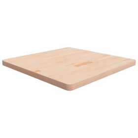 vidaXL Tischplatte Quadratisch 80x80x4 cm Eichenholz Unbehandelt