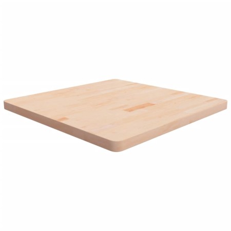 vidaXL Tischplatte Quadratisch 80x80x4 cm Eichenholz Unbehandelt