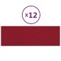 vidaXL Wandpaneele 12 Stk. Weinrot 90x30 cm Samt 3,24 m² vidaXL Wandpaneele 12 Stk. Weinrot 90x30 cm Samt 3,24 m²