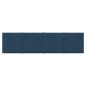 vidaXL Wandpaneele 12 Stk. Blau 60x15 cm Samt 1,08 m² vidaXL Wandpaneele 12 Stk. Blau 60x15 cm Samt 1,08 m²