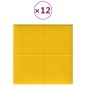 vidaXL Wandpaneele 12 Stk. Gelb 30x30 cm Samt 1,08 m² vidaXL Wandpaneele 12 Stk. Gelb 30x30 cm Samt 1,08 m²