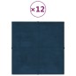 vidaXL Wandpaneele 12 Stk. Blau 30x30 cm Samt 1,08 m² vidaXL Wandpaneele 12 Stk. Blau 30x30 cm Samt 1,08 m²