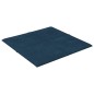 vidaXL Wandpaneele 12 Stk. Blau 30x30 cm Samt 1,08 m² vidaXL Wandpaneele 12 Stk. Blau 30x30 cm Samt 1,08 m²