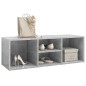 vidaXL Schuhbank Betongrau 105x35x35 cm Holzwerkstoff vidaXL Schuhbank Betongrau 105x35x35 cm Holzwerkstoff