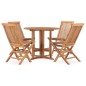 vidaXL 5-tlg. Garten-Essgruppe Klappbar Massivholz Teak vidaXL 5-tlg. Garten-Essgruppe Klappbar Massivholz Teak