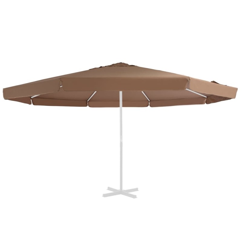 vidaXL Ersatzbezug für Sonnenschirm Sandfarben 500 cm vidaXL Ersatzbezug für Sonnenschirm Sandfarben 500 cm