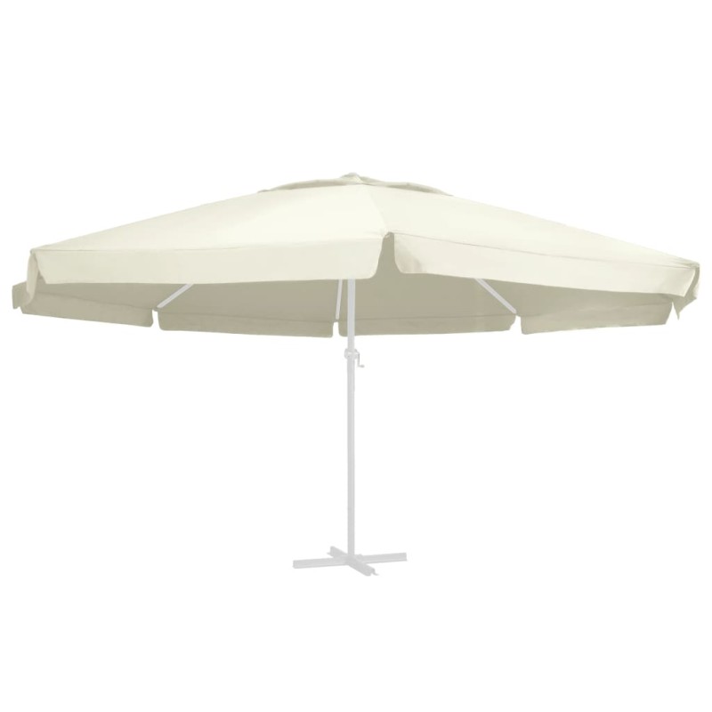 vidaXL Ersatzbezug für Sonnenschirm Sandfarben 600 cm vidaXL Ersatzbezug für Sonnenschirm Sandfarben 600 cm