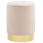 vidaXL Hocker Aprikose und Golden Samt vidaXL Hocker Aprikose und Golden Samt