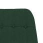 vidaXL Schaukelsessel mit Hocker Dunkelgrün Stoff vidaXL Schaukelsessel mit Hocker Dunkelgrün Stoff