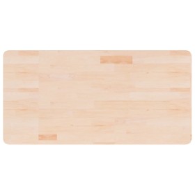 vidaXL Waschtischplatte 100x50x1,5 cm Massivholz Unbehandelt