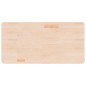 vidaXL Waschtischplatte 100x50x1,5 cm Massivholz Unbehandelt vidaXL Waschtischplatte 100x50x1,5 cm Massivholz Unbehandelt