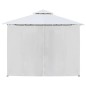 vidaXL Pavillon mit Vorhängen 600x298x270 cm Weiß 180g/m² vidaXL Pavillon mit Vorhängen 600x298x270 cm Weiß 180g/m²