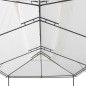 vidaXL Pavillon mit Vorhängen 600x298x270 cm Weiß 180g/m² vidaXL Pavillon mit Vorhängen 600x298x270 cm Weiß 180g/m²