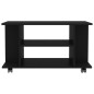 vidaXL TV-Schrank mit Rollen Schwarz 80x40x45 cm Holzwerkstoff vidaXL TV-Schrank mit Rollen Schwarz 80x40x45 cm Holzwerkstoff