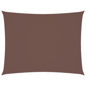 vidaXL Sonnensegel Oxford-Gewebe Rechteckig 6x8 m Braun