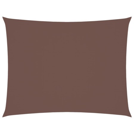 vidaXL Sonnensegel Oxford-Gewebe Rechteckig 6x8 m Braun