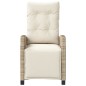 vidaXL Gartensessel mit Fußteil 2 Stk. Verstellbar Beige Poly Rattan vidaXL Gartensessel mit Fußteil 2 Stk. Verstellbar Beige Poly Rattan