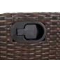 vidaXL 7-tlg. Garten-Essgruppe mit Kissen Braun Poly Rattan vidaXL 7-tlg. Garten-Essgruppe mit Kissen Braun Poly Rattan
