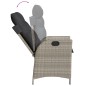 vidaXL 7-tlg. Garten-Essgruppe mit Kissen Hellgrau Poly Rattan vidaXL 7-tlg. Garten-Essgruppe mit Kissen Hellgrau Poly Rattan