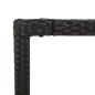 vidaXL 3-tlg. Garten-Essgruppe mit Kissen Schwarz Poly Rattan vidaXL 3-tlg. Garten-Essgruppe mit Kissen Schwarz Poly Rattan