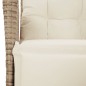 vidaXL 9-tlg. Garten-Essgruppe mit Kissen Beige Poly Rattan vidaXL 9-tlg. Garten-Essgruppe mit Kissen Beige Poly Rattan