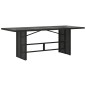 vidaXL 7-tlg. Garten-Essgruppe mit Kissen Schwarz Poly Rattan vidaXL 7-tlg. Garten-Essgruppe mit Kissen Schwarz Poly Rattan