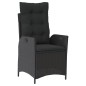 vidaXL 7-tlg. Garten-Essgruppe mit Kissen Schwarz Poly Rattan vidaXL 7-tlg. Garten-Essgruppe mit Kissen Schwarz Poly Rattan