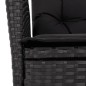 vidaXL 7-tlg. Garten-Essgruppe mit Kissen Schwarz Poly Rattan vidaXL 7-tlg. Garten-Essgruppe mit Kissen Schwarz Poly Rattan
