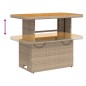 vidaXL 4-tlg. Garten-Essgruppe mit Kissen Beige Poly Rattan vidaXL 4-tlg. Garten-Essgruppe mit Kissen Beige Poly Rattan