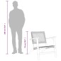 vidaXL 3-tlg. Bistro-Set Schwarz Poly Rattan und Massivholz Akazie vidaXL 3-tlg. Bistro-Set Schwarz Poly Rattan und Massivholz Akazie