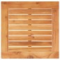 vidaXL Gartentisch Schwarz 38x38x42 cm Poly Rattan Akazienholz vidaXL Gartentisch Schwarz 38x38x42 cm Poly Rattan Akazienholz