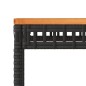 vidaXL Gartentisch Schwarz 38x38x42 cm Poly Rattan Akazienholz vidaXL Gartentisch Schwarz 38x38x42 cm Poly Rattan Akazienholz