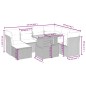 vidaXL 8-tlg. Garten-Sofagarnitur mit Kissen Grau Poly Rattan vidaXL 8-tlg. Garten-Sofagarnitur mit Kissen Grau Poly Rattan