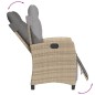 vidaXL 7-tlg. Garten-Essgruppe mit Kissen Beigemischung Poly Rattan vidaXL 7-tlg. Garten-Essgruppe mit Kissen Beigemischung Poly Rattan