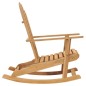 Adirondack-Schaukelstühle 2 Stk. Massivholz Teak Adirondack-Schaukelstühle 2 Stk. Massivholz Teak