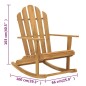 Adirondack-Schaukelstühle 2 Stk. Massivholz Teak Adirondack-Schaukelstühle 2 Stk. Massivholz Teak