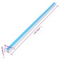 vidaXL Installationsrohre Selbstklebend 25x25 mm 10 m PVC vidaXL Installationsrohre Selbstklebend 25x25 mm 10 m PVC
