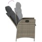 vidaXL 5-tlg. Garten-Essgruppe mit Kissen Grau Poly Rattan vidaXL 5-tlg. Garten-Essgruppe mit Kissen Grau Poly Rattan