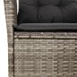 vidaXL 5-tlg. Garten-Essgruppe mit Kissen Grau Poly Rattan vidaXL 5-tlg. Garten-Essgruppe mit Kissen Grau Poly Rattan