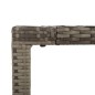 vidaXL 5-tlg. Garten-Essgruppe mit Kissen Grau Poly Rattan vidaXL 5-tlg. Garten-Essgruppe mit Kissen Grau Poly Rattan