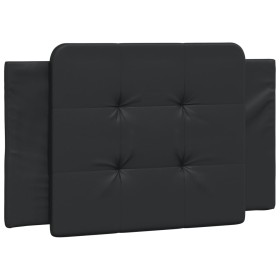 vidaXL Kopfteil-Kissen Schwarz 80 cm Kunstleder