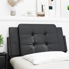 vidaXL Kopfteil-Kissen Schwarz 100 cm Kunstleder