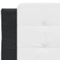 vidaXL Bettgestell mit LED Schwarz und Weiß 80x200 cm Kunstleder vidaXL Bettgestell mit LED Schwarz und Weiß 80x200 cm Kunstleder