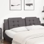 vidaXL Kopfteil-Kissen Grau 180 cm Kunstleder vidaXL Kopfteil-Kissen Grau 180 cm Kunstleder