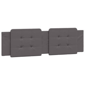 vidaXL Kopfteil-Kissen Grau 180 cm Kunstleder